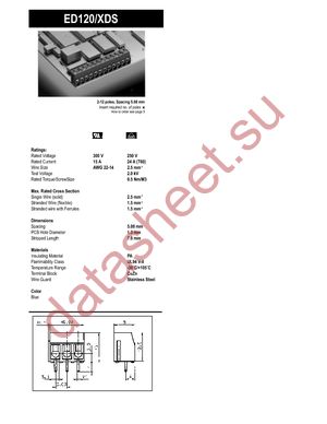 ED120/3DS datasheet  